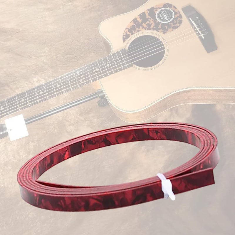 Heyxi Guitar Binding Purfling Strips Guitar Edging Strips Luthier Tool Edge Trim Inlay for Acoustic Classical Guitars Black - Image 4